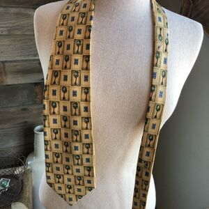 Tommy Bahama Palm Tree Print Neck Tie